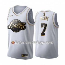 Camiseta Hombre NBA Los Angeles Lakers JaVale McGee 7 2019-20 Nike Blanco Golden Edition Swingman